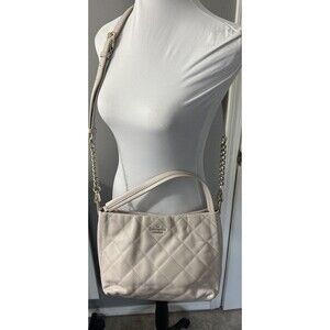 Kate Spade Cream Quilted Crossbody Bag